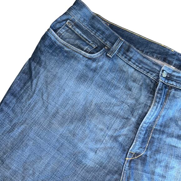 2 pair Agave Denimsmith Jeans Mens 54x30 Relaxed Straight Waterman USA Stretch - Picture 13 of 16